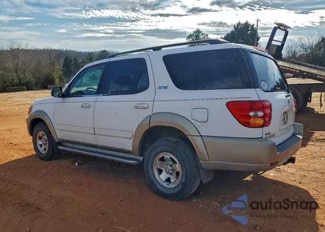 2001 Toyota Sequoia Sr5 from USA, damaged, VIN 5TDZT34A31S021393